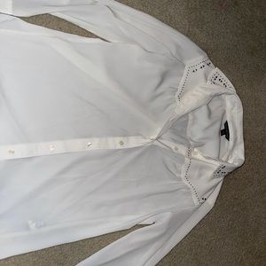 American Eagle White Blouse with studs